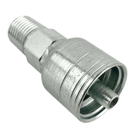Eaton Fitting, Hyd, Weathergrip, Male Pipe Rigid, 1/4-18 Thread, -04 Hose, 2.06 Lng 04Z-104